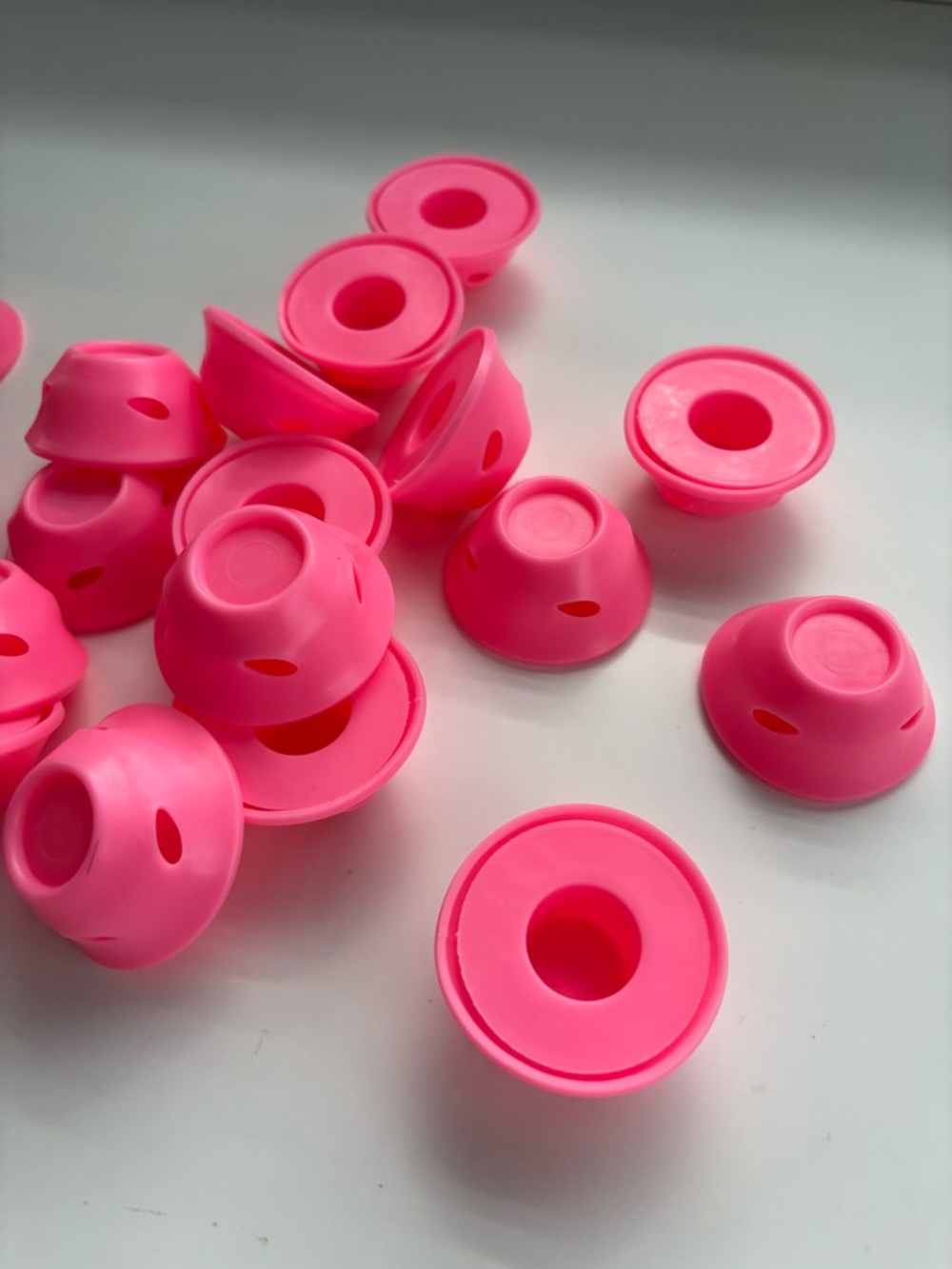 Silicone Heatless Hair Curlers - Set of 20 Medium Size